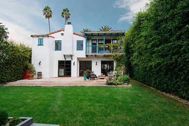 Amber Valletta Inside her romantic Spanish home in Santa Monica