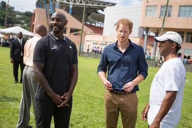 Youth in Action Welcome for Prince Harry