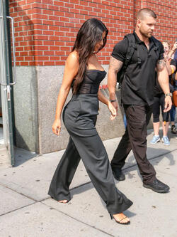 Kim Kardashian Heads to an Appearance on The View