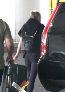 Lily Rose Depp Looking Exhausted With No Makeup At LAX