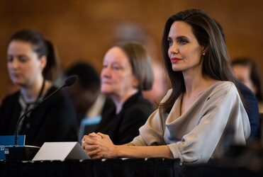 UN Special Envoy Angelina Jolie passionately speaks out about preventing sexual violence at peacekeeping summit in Vancouver