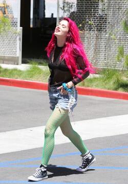 Bella Thorne Rocks Hot Pink Hair After Revealing Scott Disick Drinks Alot Bella Thorne Rocks Hot Pink Hair After Revealing Scott Disick Drinks Alot