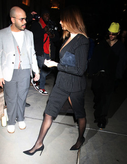 Justin Bieber and wife Hailey Bieber arriving at The Twenty Two