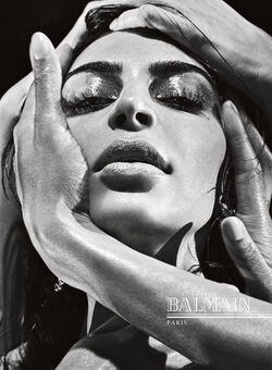 KIM KARDASHIAN FOR BALMAIN FALL WINTER CAMPAIGN KIM KARDASHIAN FOR BALMAIN FALL WINTER CAMPAIGN