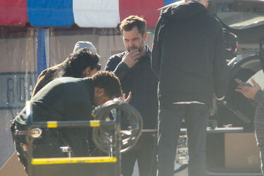 Joshua Jackson Ruth Wilson on the Set of The Affair Joshua Jackson Ruth Wilson on the Set of The Affair