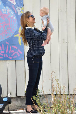 Teresa Palmer Spends Quality Time With Sons Bodhi And Forest In Los Angeles