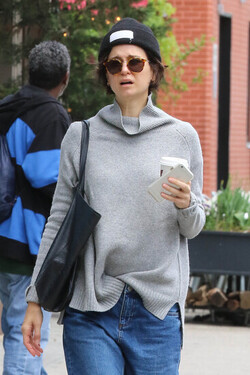 Katherine Waterson Goes on a Coffee run in Manhattan Katherine Waterson Goes on a Coffee run in Manhattan