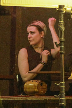 EXCLUSIVE Evan Rachel Wood Films a Country Scene in a Montreal Bar