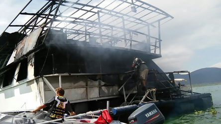 Hubby Tells Of His Despair As Wife Dies In Boat Fire