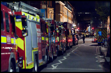 The scene following the London Bridge Terror attack
