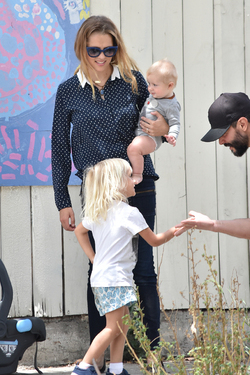 Teresa Palmer Spends Quality Time With Sons Bodhi And Forest In Los Angeles