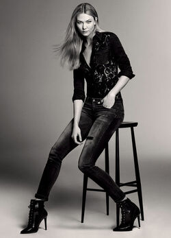 KARLIE KLOSS AND JOURDAN DUNN FOR LIU JO BLUE DENIM FALL WINTER CAMPAIGN KARLIE KLOSS AND JOURDAN DUNN FOR LIU JO BLUE DENIM FALL WINTER CAMPAIGN