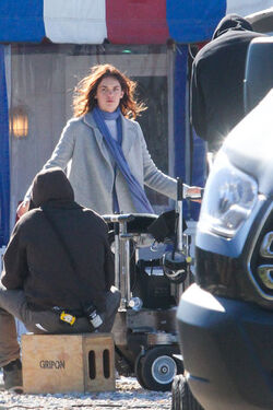 Joshua Jackson Ruth Wilson on the Set of The Affair Joshua Jackson Ruth Wilson on the Set of The Affair
