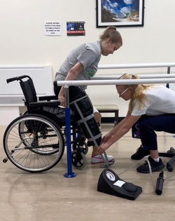 WALKING FOR THE FIRST TIME SINCE BECOMING A DOUBLE AMPUTEE