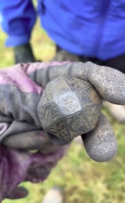 Stunned schoolboy finds part of 13th century sword with metal detector