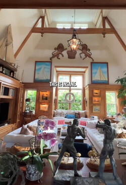 Christie Brinkley gave a tour of her 30 million Hamptons NY mansion to influencer Caleb Simpson.