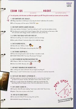 Quiz Friend exam Dolly Text available