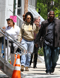 Rihanna doing a reshoot of Ocean s Eight
