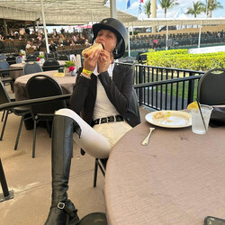 Bella Hadid returns to horseriding after quitting in 2016 due to her struggle with Lyme disease. Bella Hadid returns to horseriding after quitting in 2016 due to her struggle with Lyme disease.