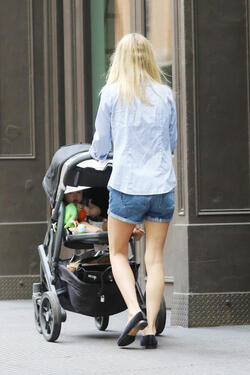 Nicky Hilton Rothschild in Denim Shorts Chats on the Phone Nicky Hilton Rothschild in Denim Shorts Chats on the Phone