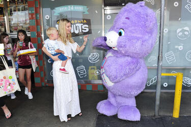 Heather Morris with son Owen Heather Morris with son Owen