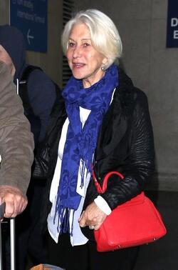 Helen Mirren and Taylor Hackford return from New Orleans where Helen gave a speech for the graduating students 