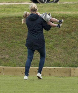 Zara and Mike Tindall have fun with Prince William and their kids at the polo Zara and Mike Tindall have fun with Prince William and their kids at the polo