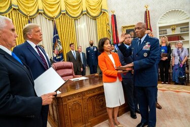 General Charles Q. Brown Sworn in as the Chief of Staff of the Air Force