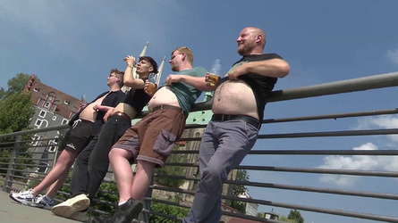 German Innkeeper Turns Guests Boozy Bellies Into Calendar Sensation German Innkeeper Turns Guests Boozy Bellies Into Calendar Sensation