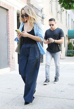 Jennifer Lawrence seen in New York City