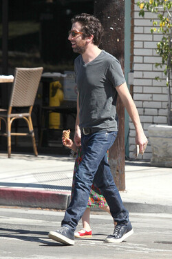 Simon Helberg Takes Daughter Adeline Helberg for Ice Cream