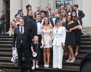 Vicky Pattison and Erica Ramadan Wedding at Marylebone Town Hall