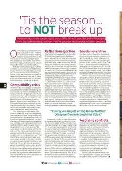  Tis the season to NOT break up