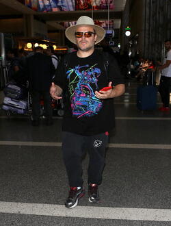 Movie Star Jack Black Loving The Rock Gods