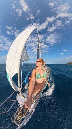 Couple leave dry land to live on &pound;62 000 boat with ZERO sailing experience