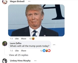 HILARIOUS IMAGES show a lollipop that has been sucked into the shape of Donald Trump.