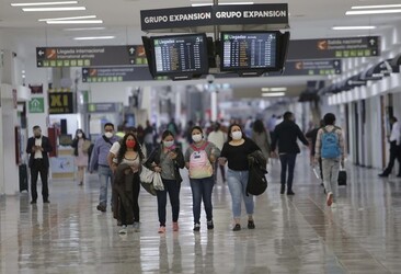 Mexico City Airport During The Coronavirus Pandemic
