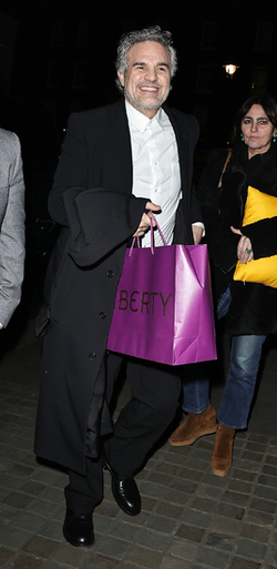 Mark Ruffalo arrives at the Chiltern Firehouse
