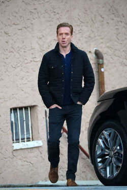 EXCLUSIVE Damien Lewis on the Set of Billions in Upstate New York