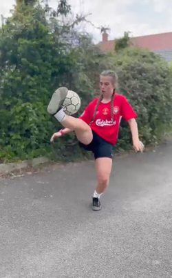 Freestyling footballer hopes to follow in the footsteps of England s lionesses Freestyling footballer hopes to follow in the footsteps of England s lionesses