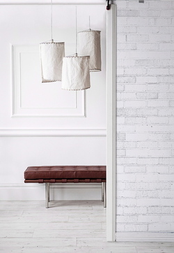 Handy Woman linen light shades