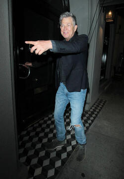 David Foster looks drunk in Hollywood