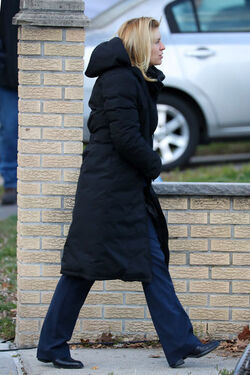 EXCLUSIVE Claire Danes and Mandy Patinkin Filming Homeland in NYC