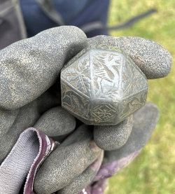 Stunned schoolboy finds part of 13th century sword with metal detector