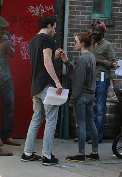 Rachel Brosnahan Filming The Marvelous Mrs Maisel