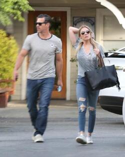 LeAnn Rimes and Eddie Cibrian casaual in Beverly Hills