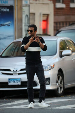 Aziz Ansari Spotted Filming In NYC