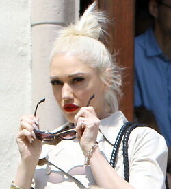 Gwen Stefani Fashionable At Sunday Services With The Boys