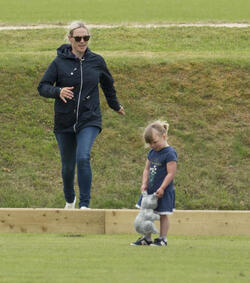 Zara and Mike Tindall have fun with Prince William and their kids at the polo Zara and Mike Tindall have fun with Prince William and their kids at the polo