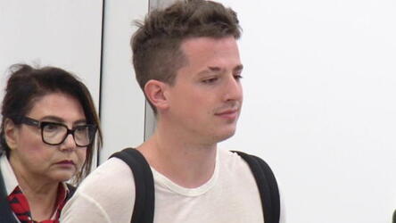 Charlie Puth Gets An Extremely Thorough Pat Down By LAX TSA Charlie Puth Gets An Extremely Thorough Pat Down By LAX TSA